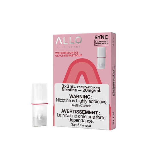 Gousses Allo Sync pastèque glacée 20 mg