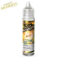 E-liquide Twelve Monkeys Bliss sans nicotine 60 ml