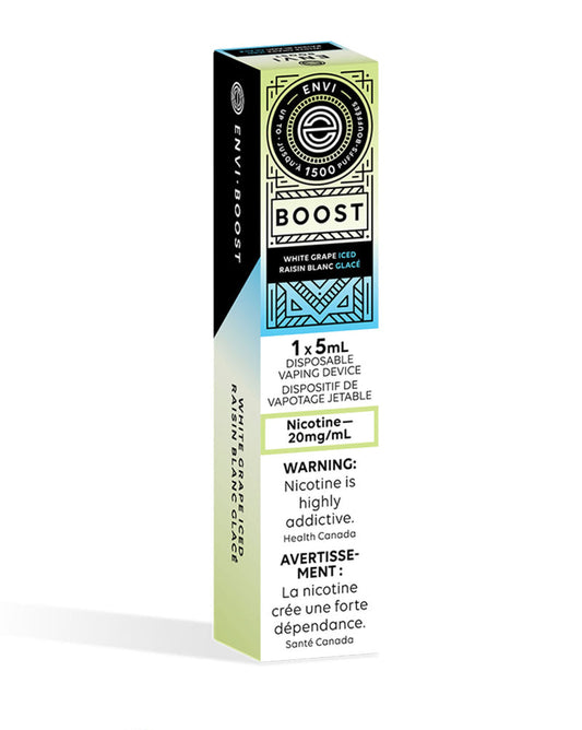 Envi boost Raisin blanc glacé 20 mg/ml jetable