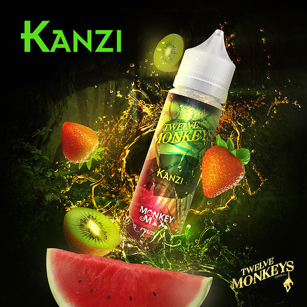 E-liquide kanzi Douze singes 3mg/60ml