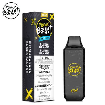 Saveur bête flow 4000 Bussin banane glacée 20 mg/ml jetable (provincial)