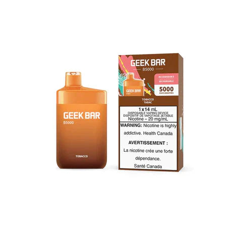 Geek bar b5000 cigarette électronique jetable au tabac 20 mg 