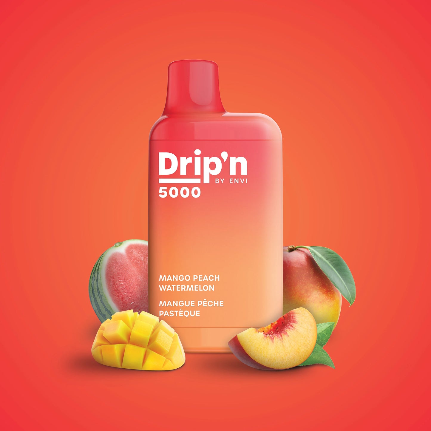 Drip’n 5000 mango peach watermelon 20mg/ml disposable