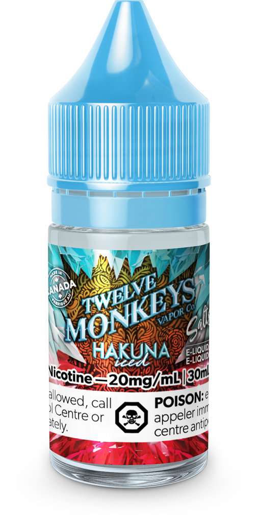 Twelve monkeys e liquid hakuna iced 10mg/30ML