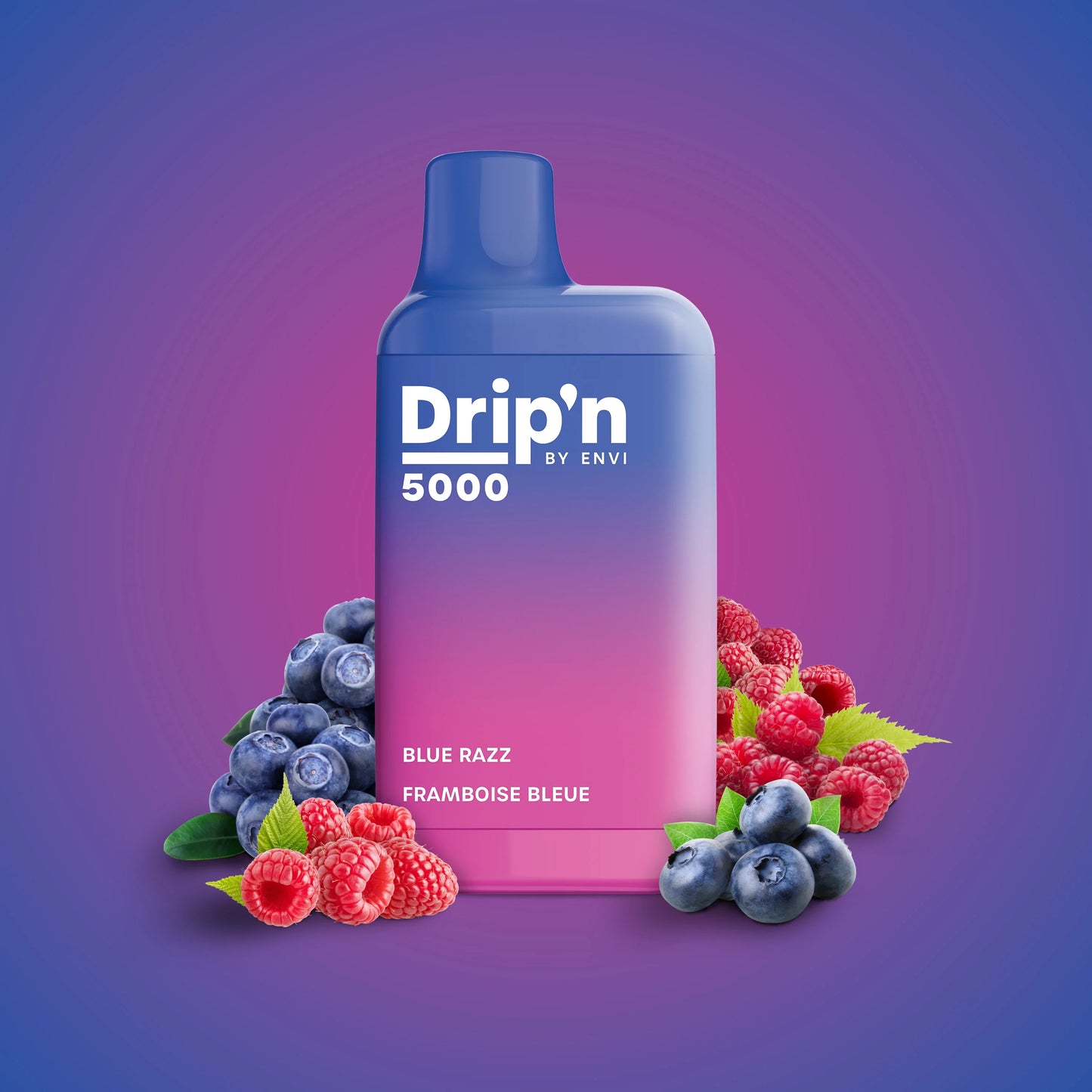 Drip’n 5000 Blue razz 20mg/ml disposable