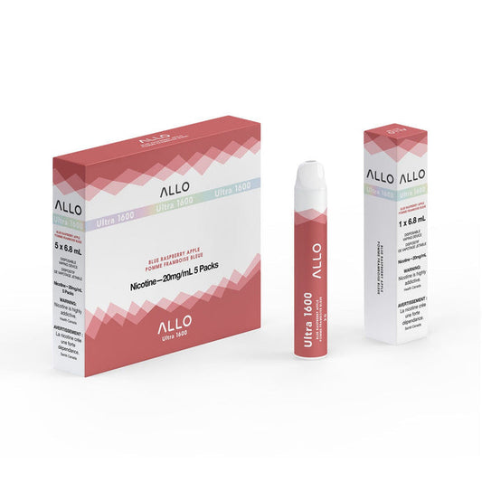 Allo 1600 blue raspberry apple 20mg/ml disposable