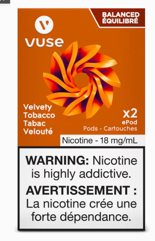 Vuse epod velvety tobacco 18mg/ml