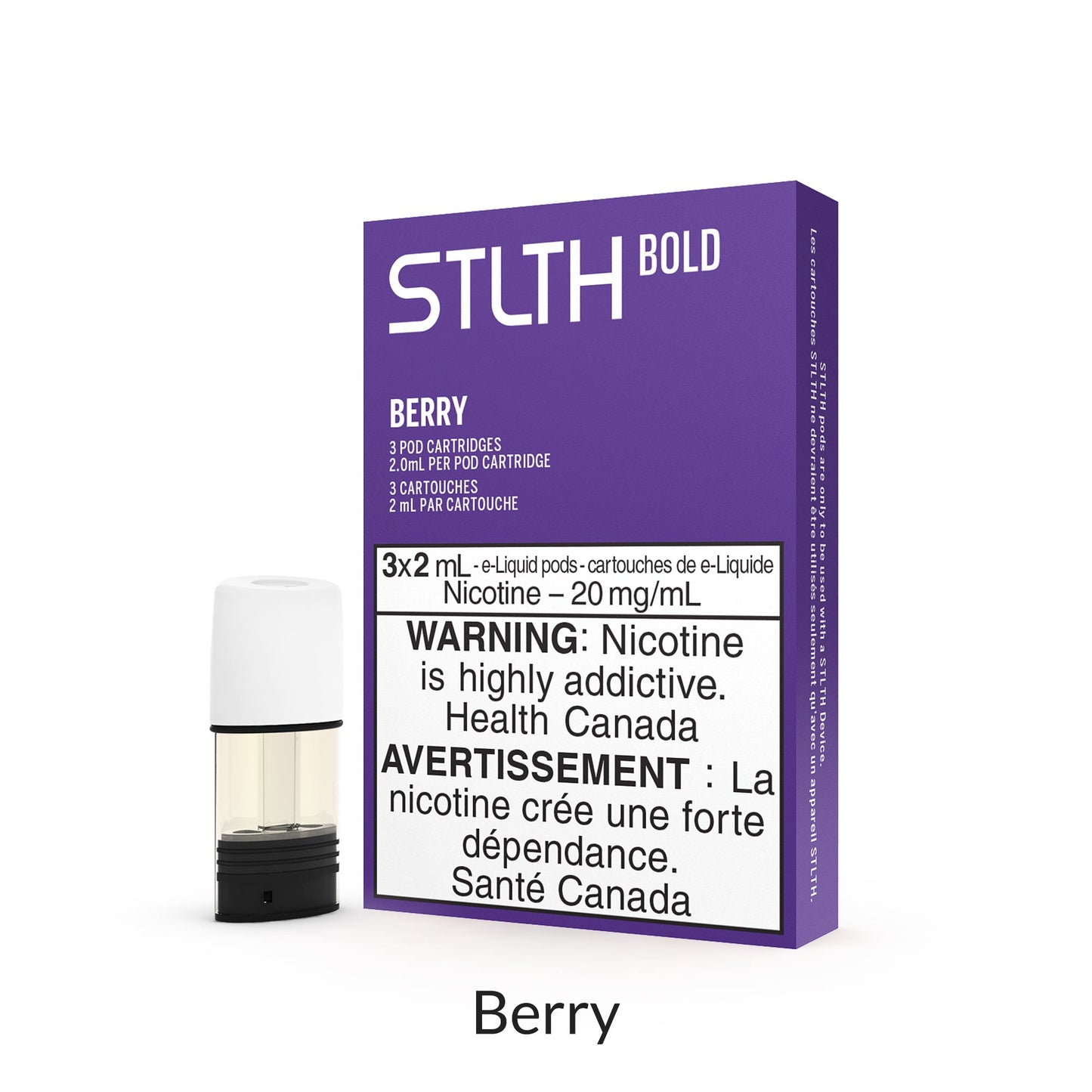 Stlth berry blast bold 20mg pods