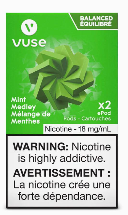 Vuse epod mint medley 18mg/ml 2 pack