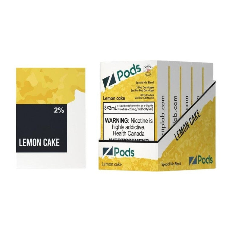 Gâteau au citron Z pods