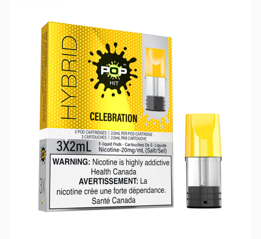 Pop hit hybrid celebration pods