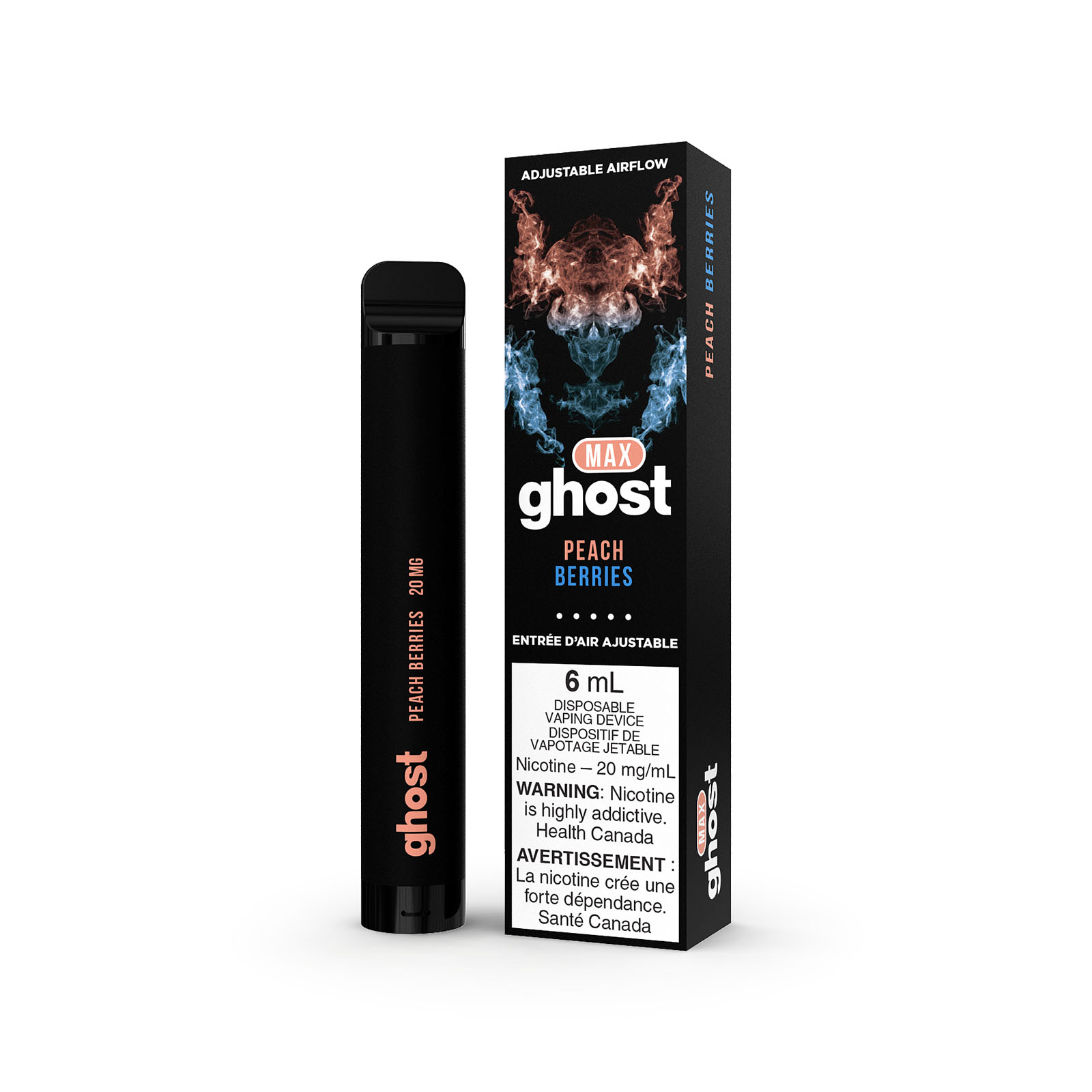 Baies de pêche Ghost Max 20 mg/ml jetables