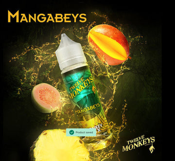 E-liquide Twelve Monkeys (Mangabeys) sans nicotine 60 ml