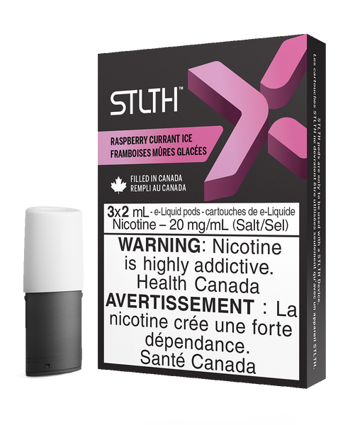 Stlth x raspberry currant ice 20mg pods