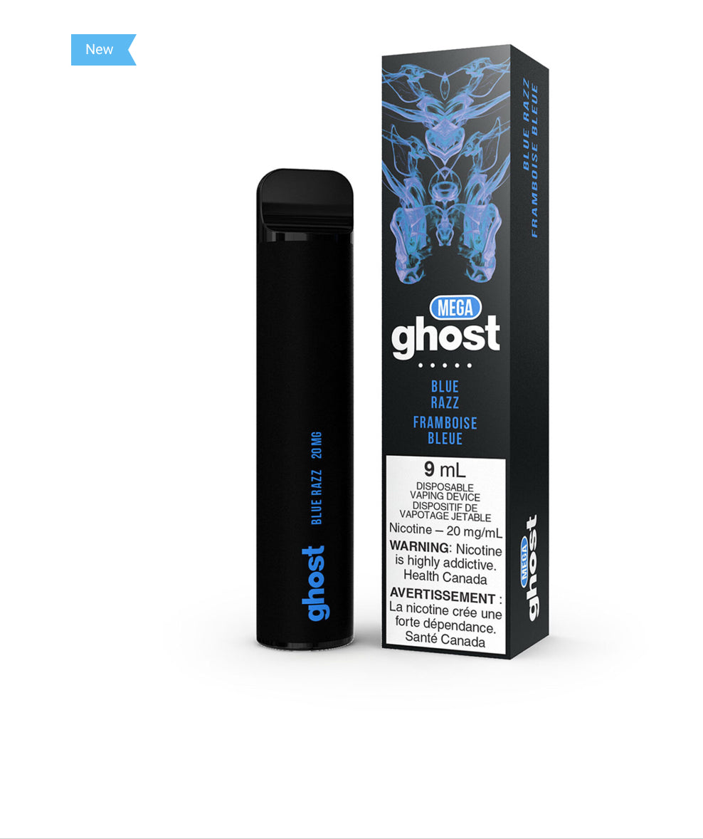 Ghost mega blue razz 20mg/ml disposable