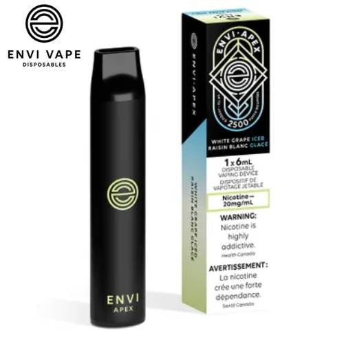 Envi apex white grape iced 20mg/ml disposable