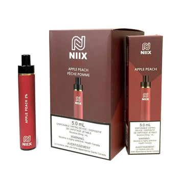 Niix pomme pêche 20 mg/ml jetable