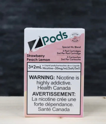 Z pods fraise pêche citron