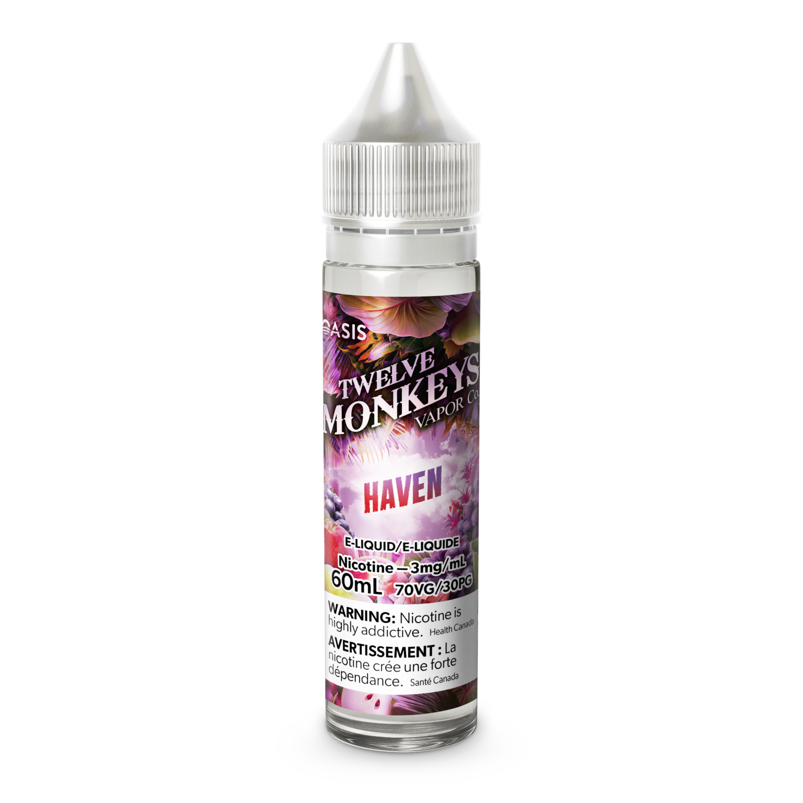Twelve Monkeys e liquid (Haven) 6mg/60ml