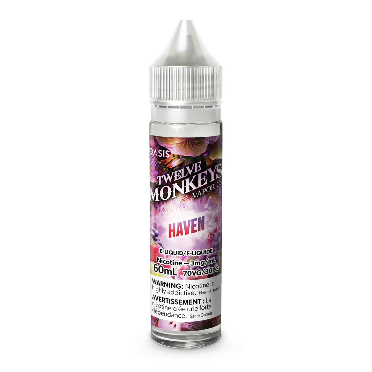 Twelve Monkeys e liquid (Haven) 6mg/60ml