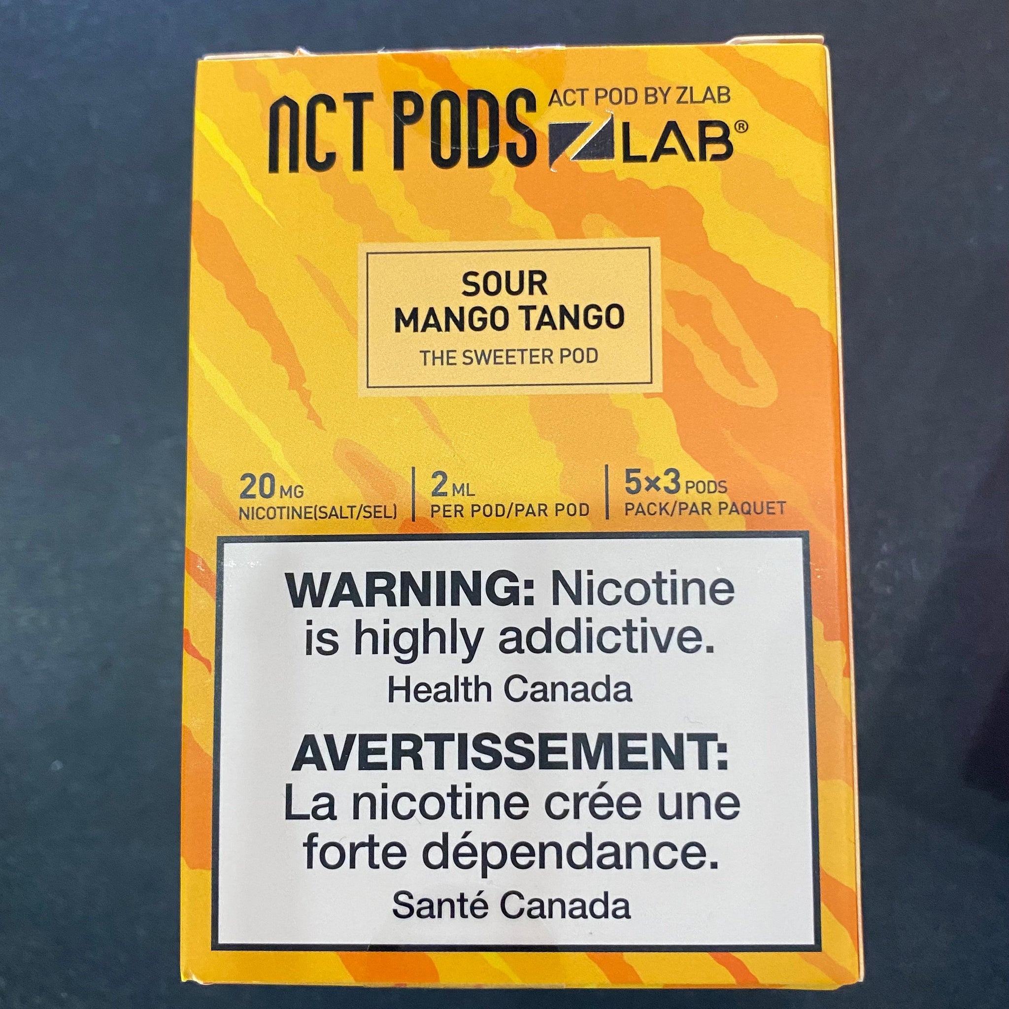 Z pods sour mango tango