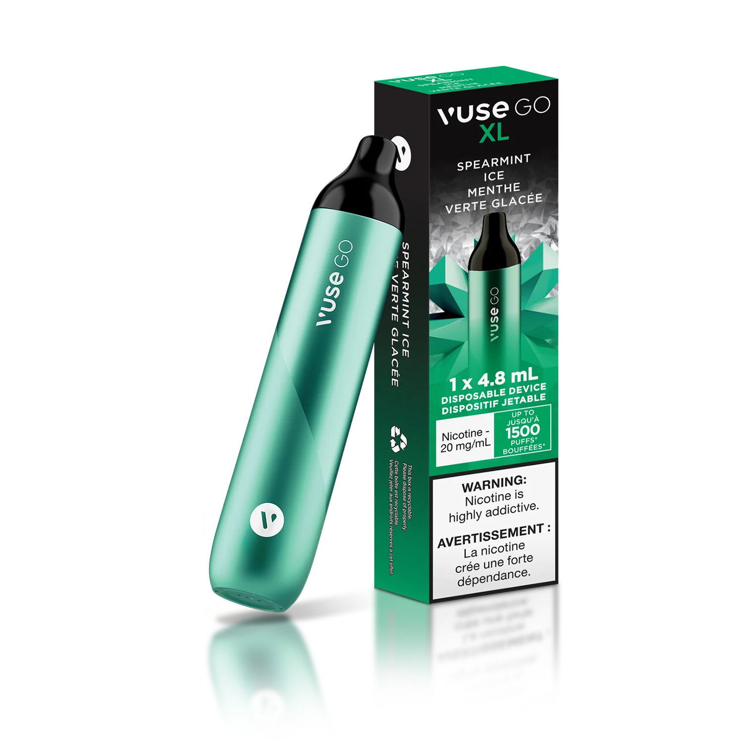 Vuse go xl glace à la menthe verte 20 mg/ml jetable