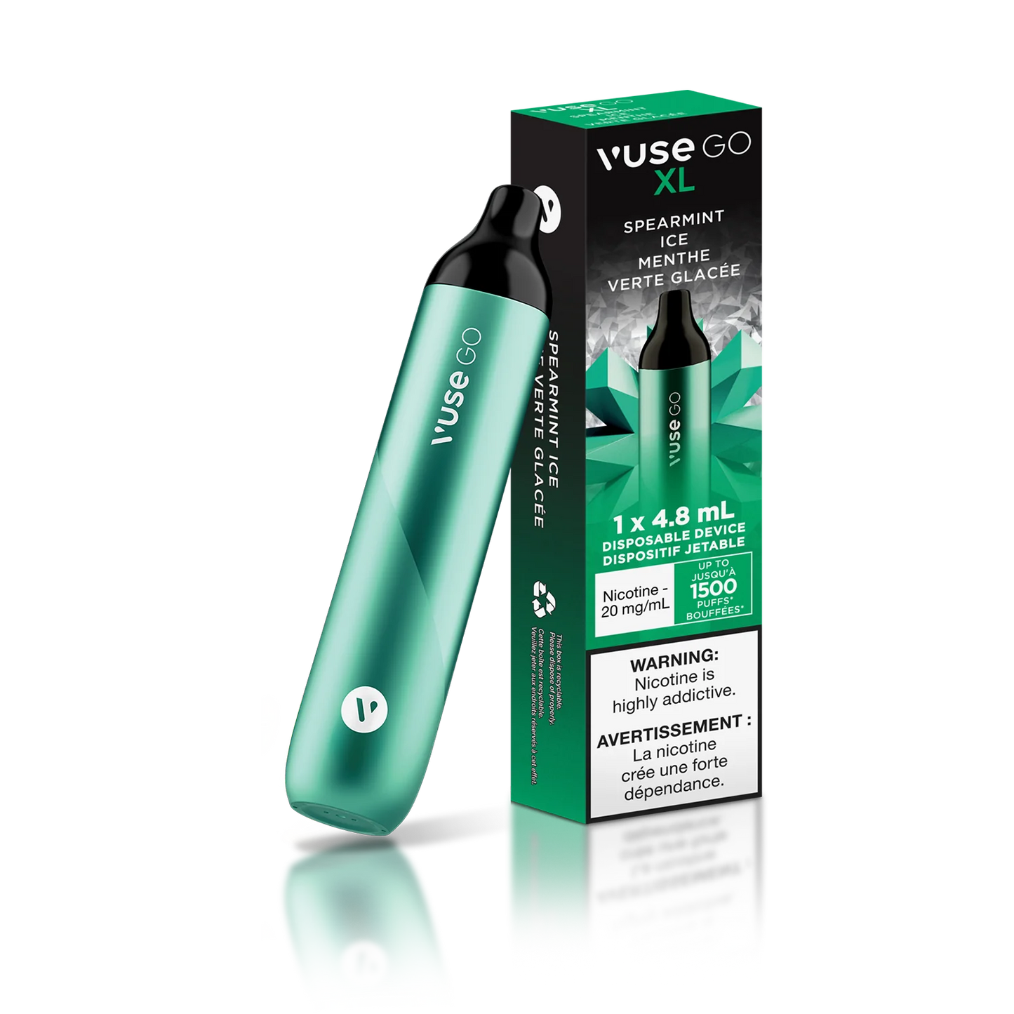 Vuse go xl glace à la menthe verte 20 mg/ml jetable