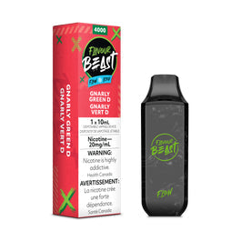 Flavour beast flow 4000 Gnarly green d iced 20mg/ml disposable