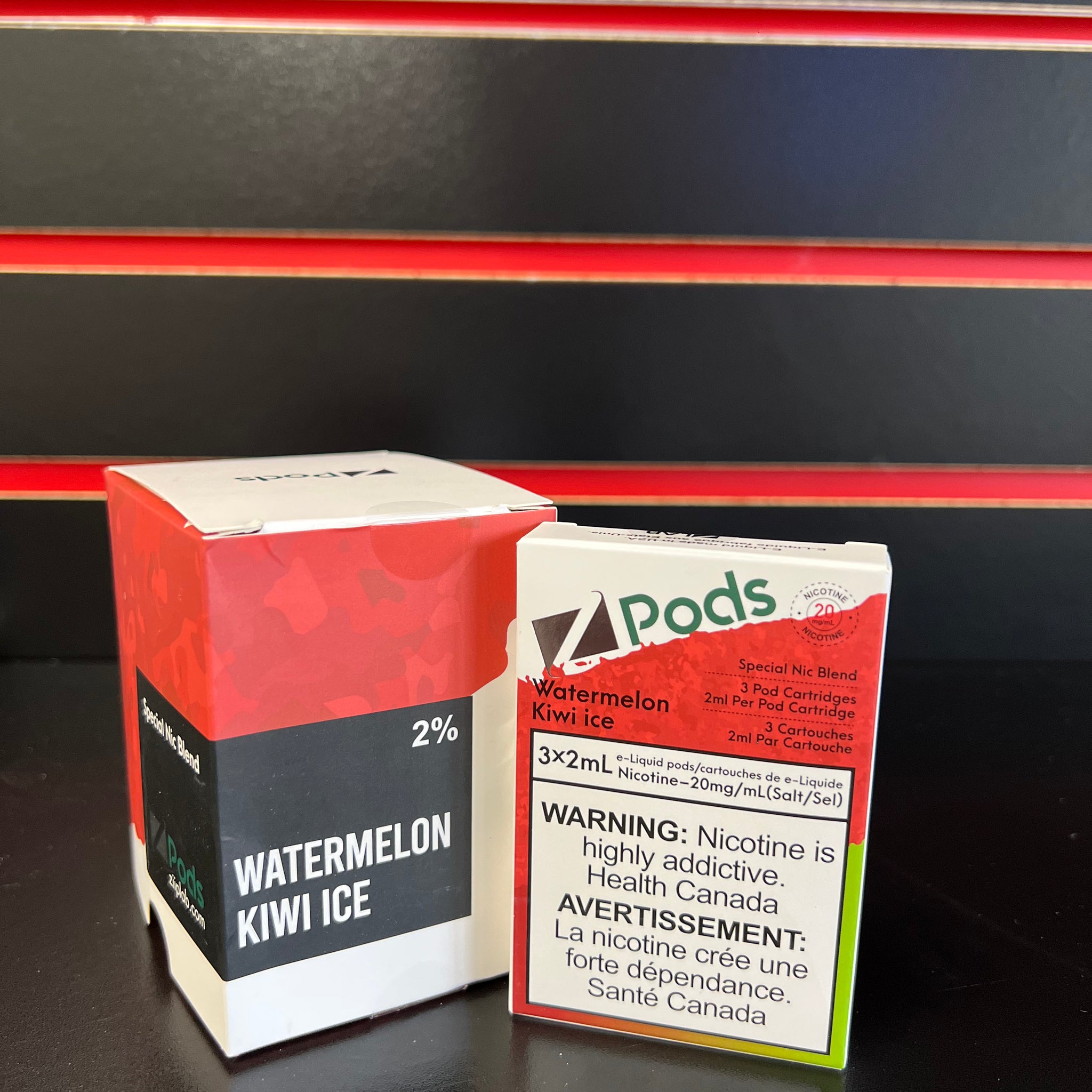 Z pods pastèque kiwi glace