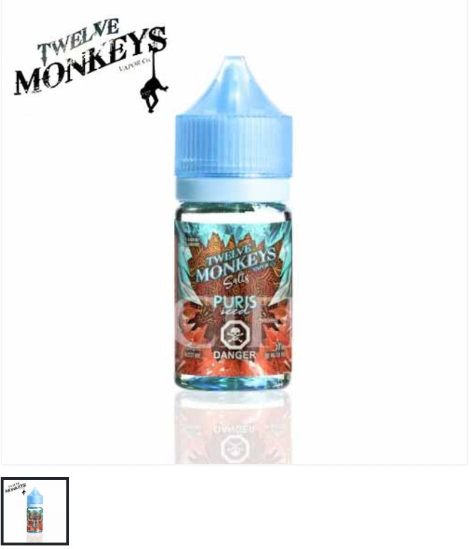 Twelve monkeys E-liquid Puris Iced 20mg/30mL (Provincial)
