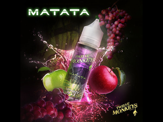 Twelve Monkeys e liquid (Matata) Nicotine Free 60mL