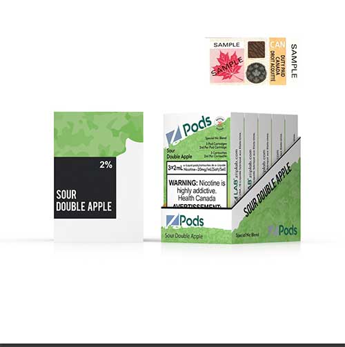 Z pods Sour Double Apple (Provincial)