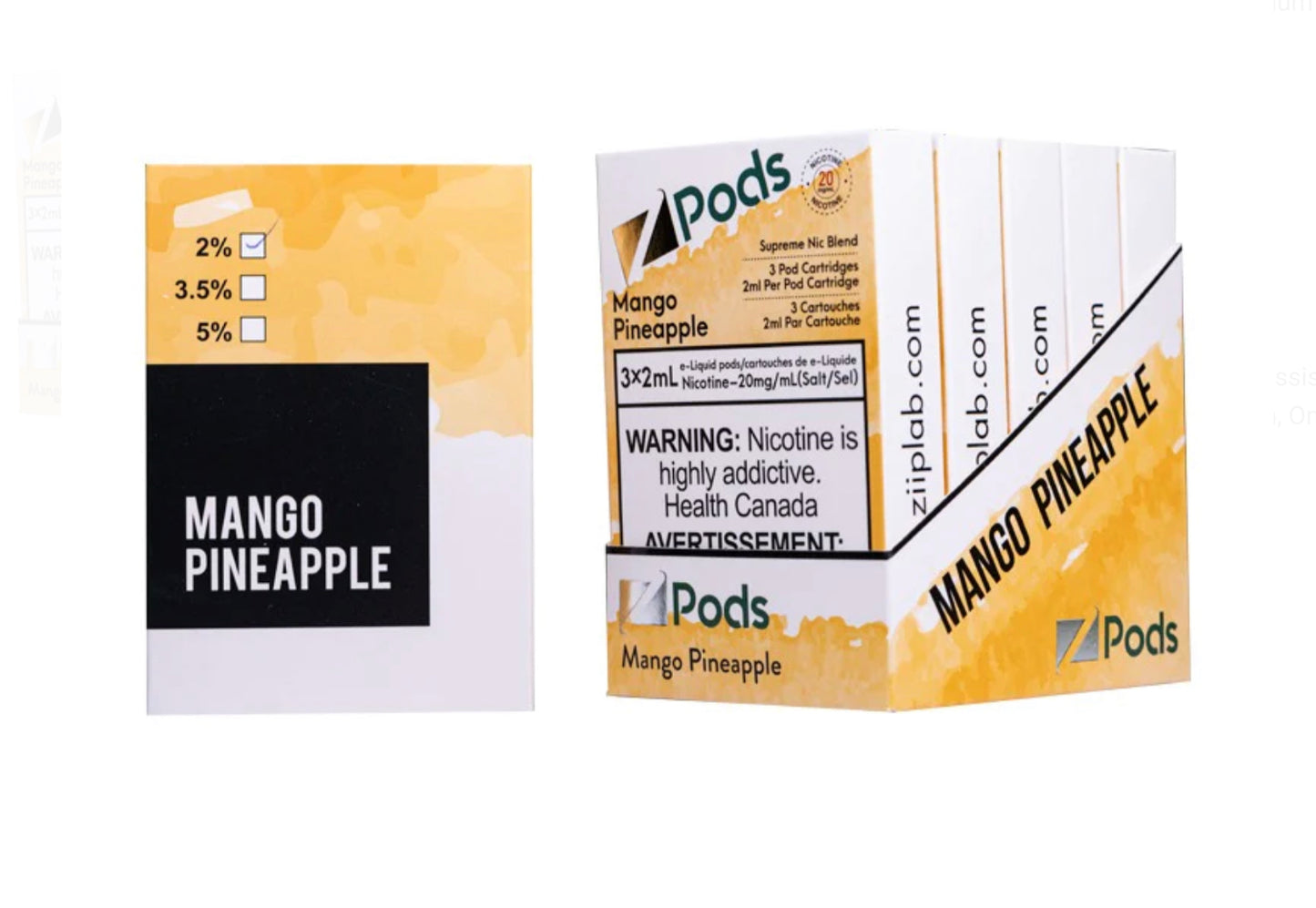 Z pods mango pineapple