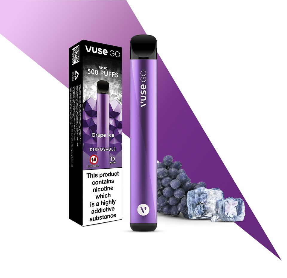 Vuse go 500 Glace au raisin 20 mg/ml jetable