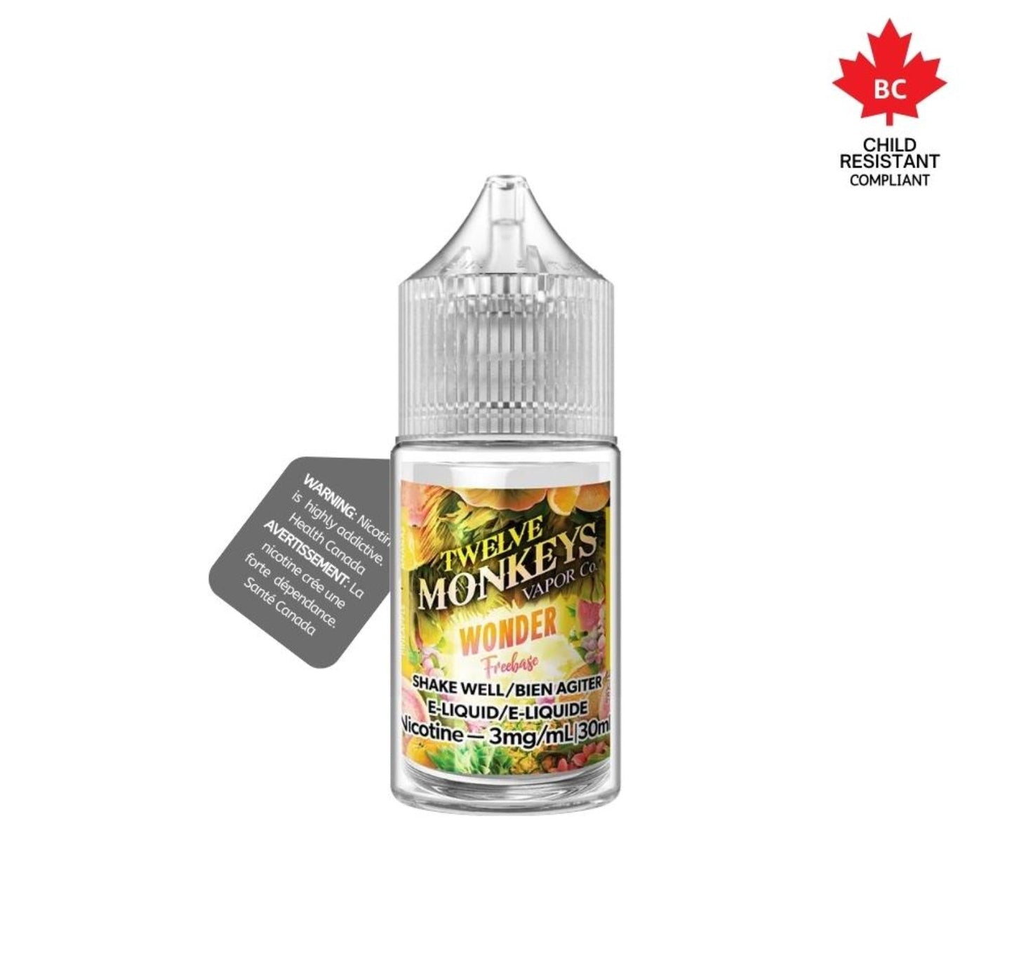 E-liquide Twelve Monkeys (Wonder) 10 mg/30 ml