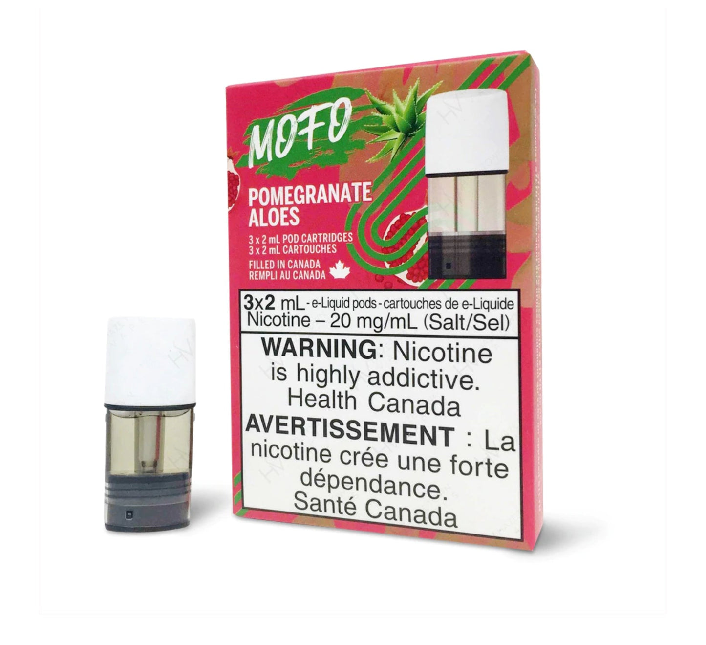 Stlth mofo pomegranate aloes 20mg pods