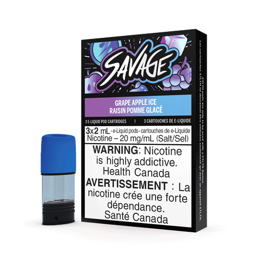 Stlth savage grape apple ice 20mg pods