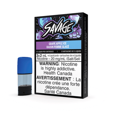 Gousses de glace Stlth Savage Raisin Pomme 20 mg