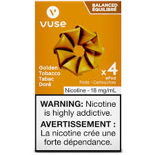 Vuse epod golden tobacco 18 mg/ml , 4 epod