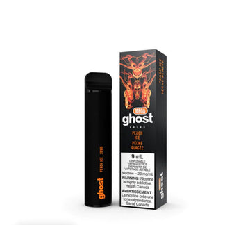 Glace à la pêche géante Ghost 20 mg/ml jetable