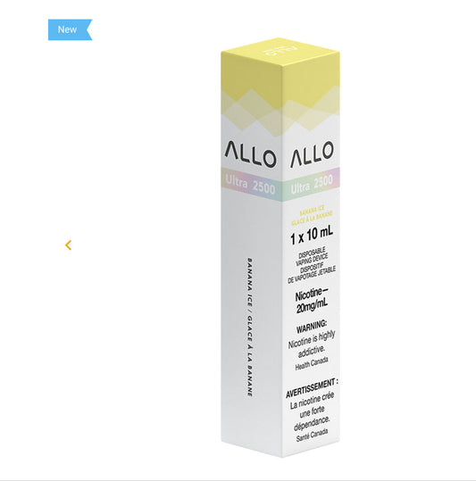 Allo 2500 banana ice 20mg/ml disposable