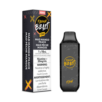 Flavour beast flow 4000 Mad mango peach 20mg/ml disposable