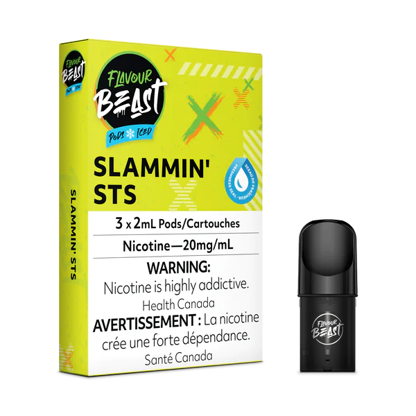 Saveur bête slammin sts gousses glacées 20 mg