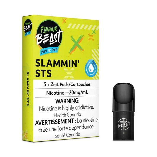 Flavour beast slammin sts iced 20mg pods