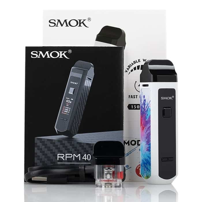 Smok rpm40 pod mod kit bright black