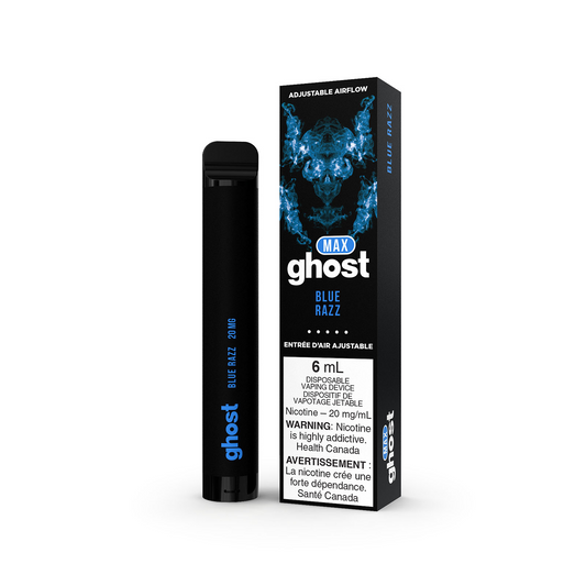 Ghost max blue razz 20mg/ml disposable