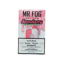 Vape jetable rechargeable Mr Fog 5500 Switch Fraise Pastèque Kiwi Ice 