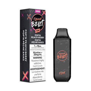 Flavour beast flow 4000 Packin peach berry 20mg/ml disposable( Provincial)