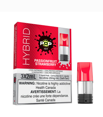 Pop Hit Hybrid Passionfruit Strawberry Pods