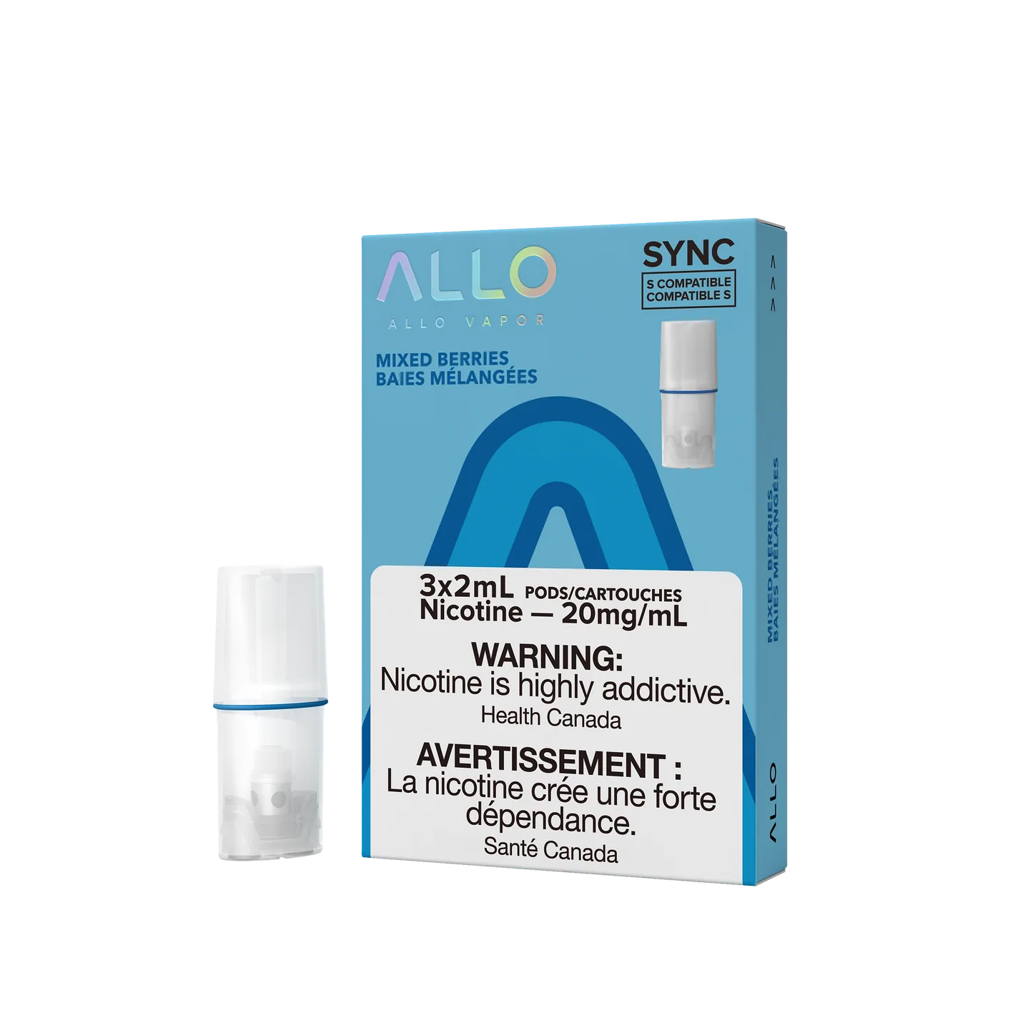 Allo Sync Hit Mélange de baies 20 mg